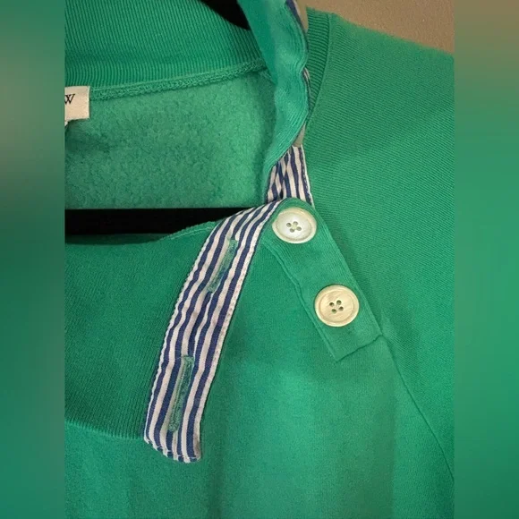 J. Crew Vibrant Green Crew Neck Sweater - Picture 3 of 7